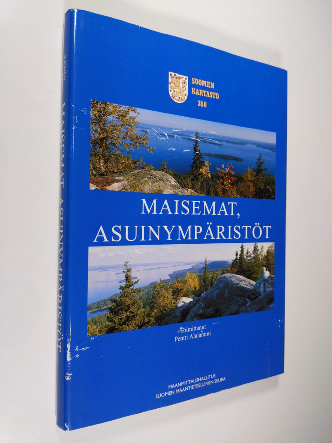 Pentti Alalammi : Suomen kartasto 350, Maisemat, asuinymp...