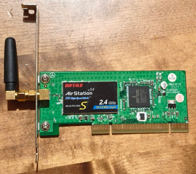 Buffalo Air Station G54 pci wlan-kortti