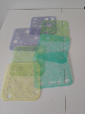 Tupperware piirustuslevyt 7 kpl