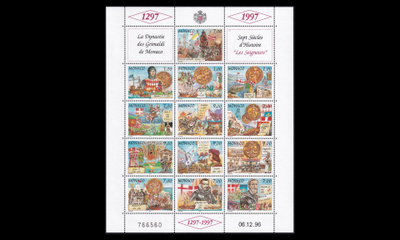 Monaco 2340-52kb ** Grimaldin dynastia 700v (1997)