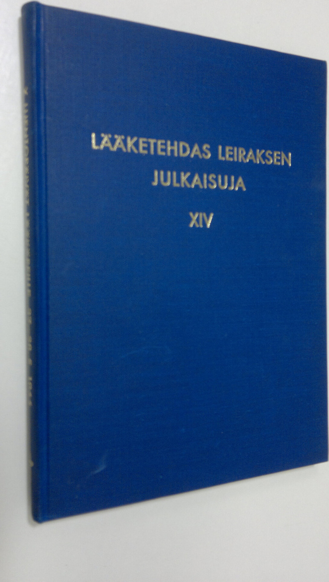 Lääketehdas Leiraksen julkaisuja 14 : Leiraksen X luentop...