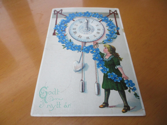 Godt Nytt År - 1913 Yttermark - Noormarkku mennyt
