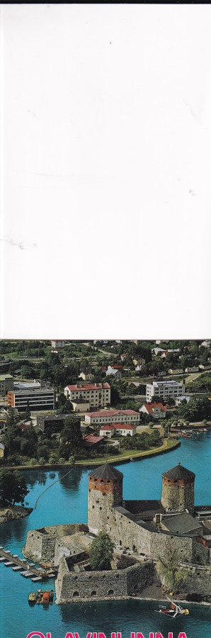 Savonlinna. Olavinlinna  . ilmakuvakortti      b620