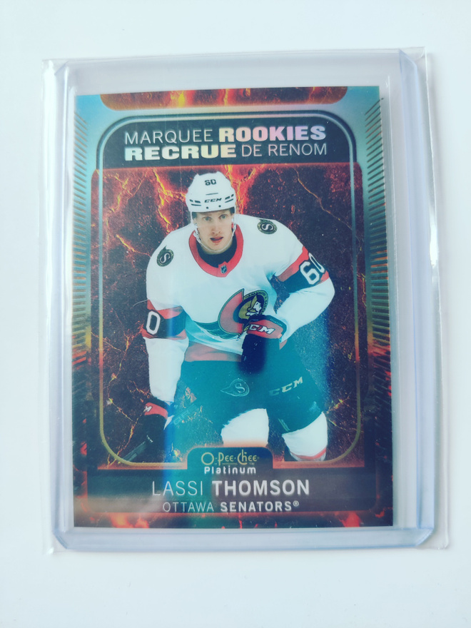Lassi Thomson 21-22 Opc Platinum Hot Magma Rookie /499