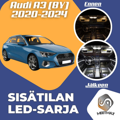 Audi A3 (8Y) Sisätilan LED-sarja 4-osainen