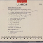 CD: Pjotr Tsaikovski: Serenadi jousiorkesterille - pikkukuva 2