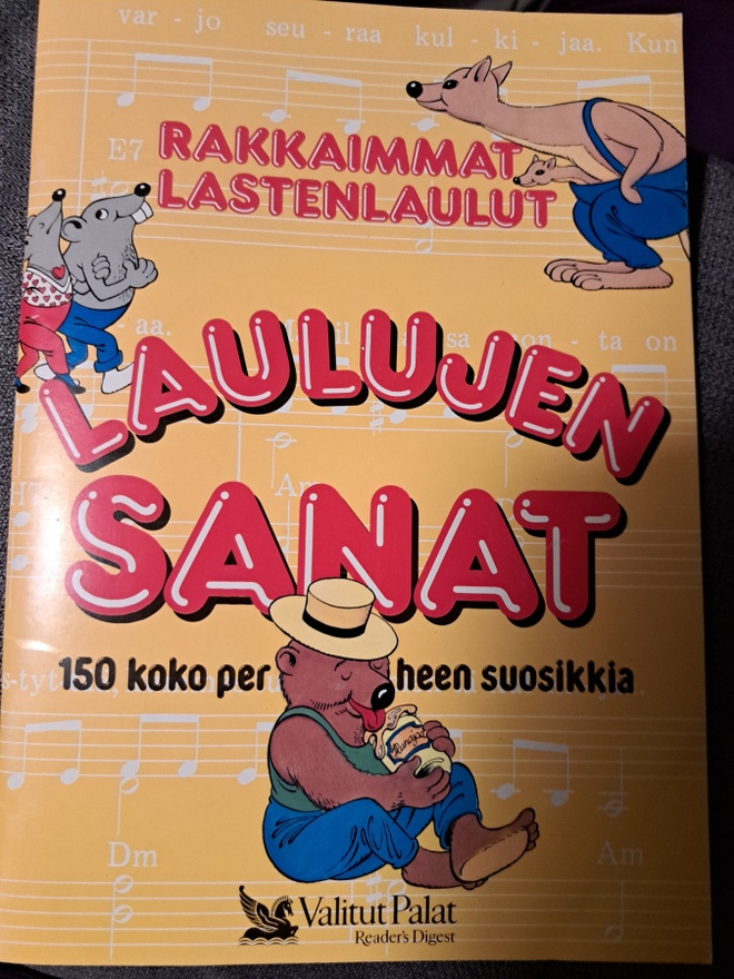 Rakkaimmat lastenlaulut Laulujen sanat