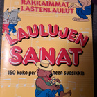 Rakkaimmat lastenlaulut Laulujen sanat - pikkukuva 1