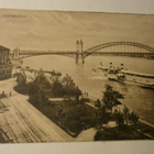 Bonn, Rheinbrücke ja jokilaiva, kaupunkia, mv pk, ei p. - pikkukuva 1