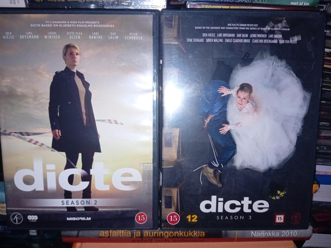 2 kpl 3dvd DICTE KAUSI 2 & DICTE KAUSI 3 ( SIS POSTIKULU  )