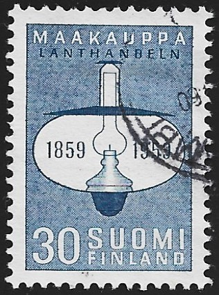 1959 Maakauppa 100 vuotta leimattu LaPe 514