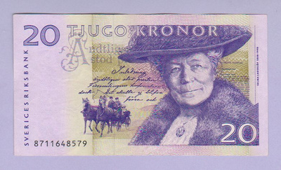 Ruotsi 20 Kronor v.2008 P-63c