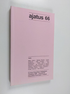 Ajatus. 66 : Suomen filosofisen yhdistyksen vuosikirja