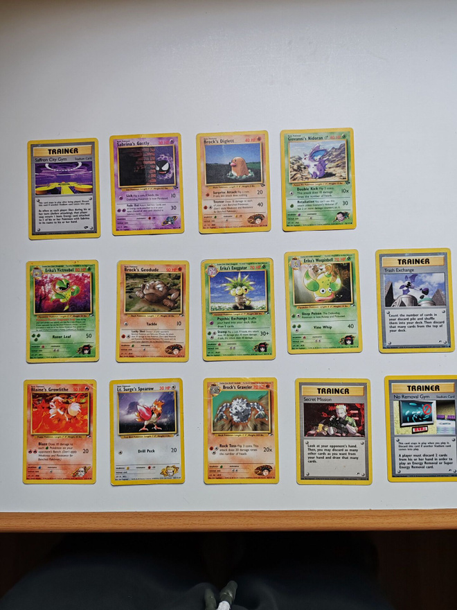 Gym heroes ja gym challenge pokemon kortteja