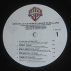 Crystal Gayle: Nobody Wants To Be Alone LP 1985 - pikkukuva 4