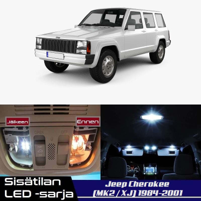 Jeep Cherokee (XJ) Sisätilan LED-sarja 16-osainen