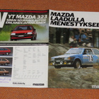 1983 Mazda 323 esite - KUIN UUSI - suom - 16 sivua - pikkukuva 1