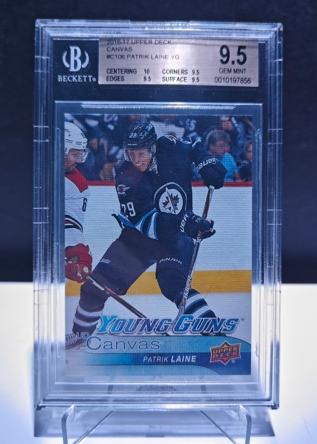 Patrik Laine BGS 9.5 Gem Mint - Young Guns Canvas