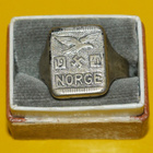 Norjan Miehitys 1940 Hopeinen Saksan Luftwaffe sormus - pikkukuva 1