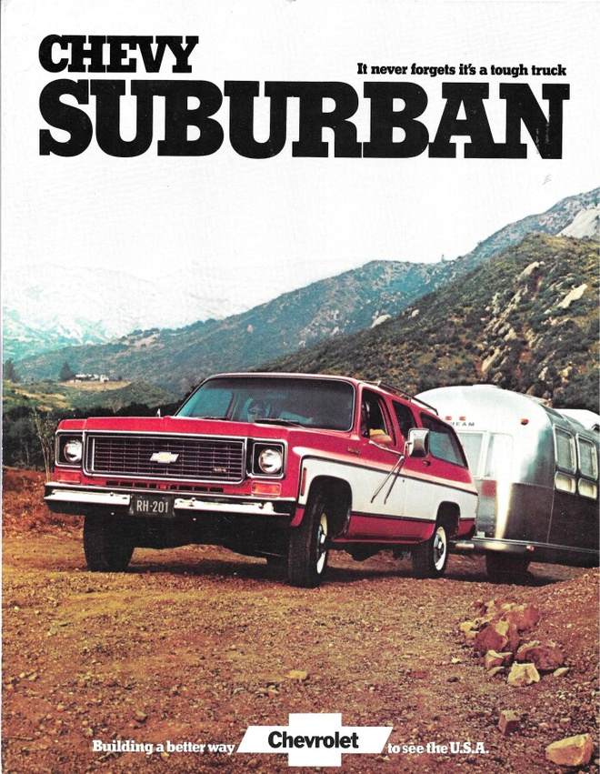 1974 Chevrolet  Suburban esite - KUIN UUSI