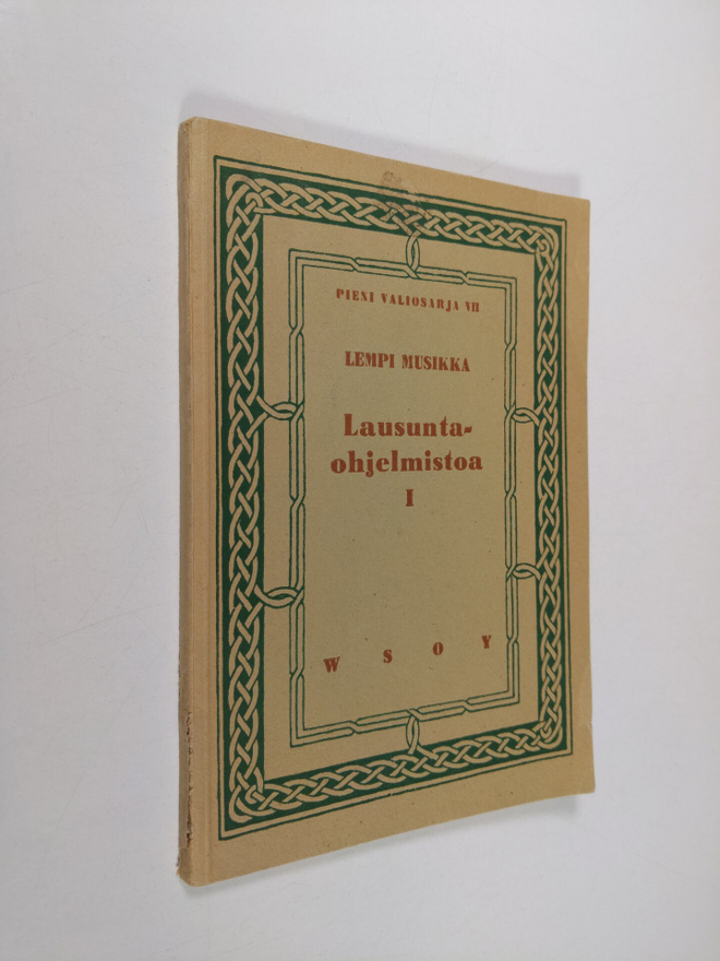 Lempi (koonn.) Musikka : Lausuntaohjelmistoa 1