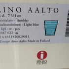 Iittala Aino Aalto lasit 2 kpl käyttämättömät kirkkaat - pikkukuva 3