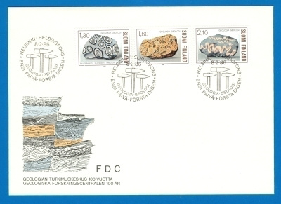 FDC – Geologia:Kallioperä 8.2.1986, (Sarja) Lape no 979-81