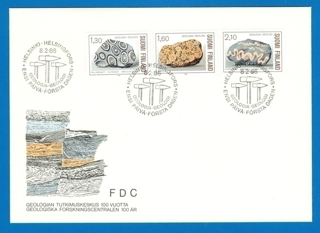 FDC – Geologia:Kallioperä 8.2.1986, (Sarja) Lape no 979-81