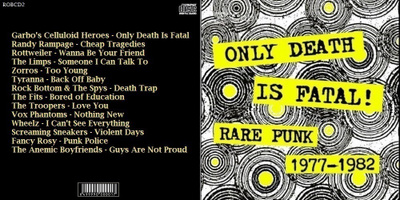ONLY DEATH IS FATAL! comp 1977-82 ...kbd bloodstains btf btr