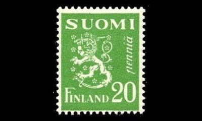 145 ** Leijona 20 p vihreä (1930)