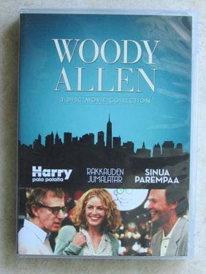 Woody Allen, 3 x DVD. 3 leffan paketti