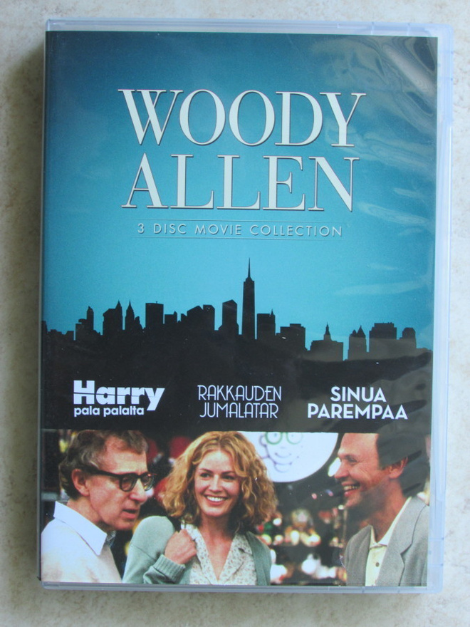 Woody Allen, 3 x DVD. 3 leffan paketti