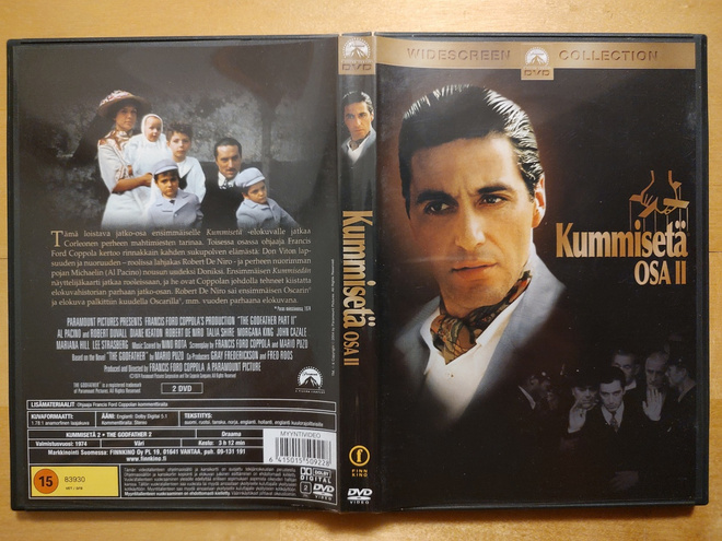 Kummisetä osa II (The Godfather Part II) DVD