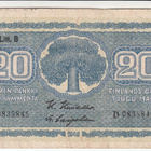 20 mk 1945 litt B   d0835845 kiv-car kl 5 - pikkukuva 1