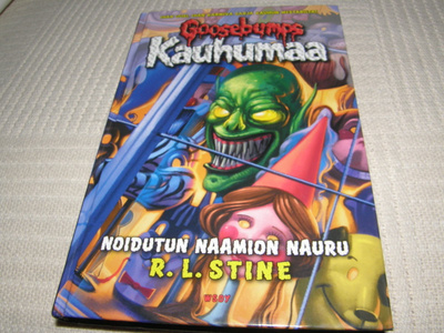 R. L Stine Goosebumps Kauhumaa Noidutun naamion nauru