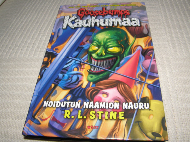 R. L Stine Goosebumps Kauhumaa Noidutun naamion nauru