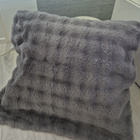 Harmaa turkis Koristetyynynpäällinen - pikkukuva 1