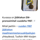 EM pronssi mitali - pikkukuva 3