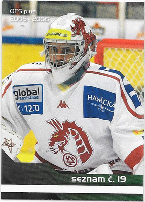 2005-06 OFS Plus Seznam #S19 Tomas Pöpperle Tsekki MV
