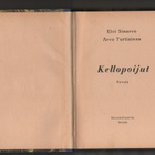 Sinervo & Turtiainen: Kellopoijut, KK 1950, sid., K3, sign. - pikkukuva 3