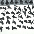 WHFB / Kings of War - 54x Skeleton Warriors + 3 Zombie [F26] - pikkukuva 2