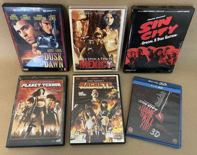 Robert Rodriguez-elokuvia DVD & Blu-ray