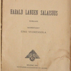 Algot Sandberg: Harald Langen salaisuus, Suomi 1919. 195 s. - pikkukuva 4