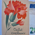 Parfyymi Mainoskortti Oeillet de Cherami Paris 1930-l Turku - pikkukuva 1