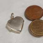 Hopeinen sydän medaljonki riipus 925 - pikkukuva 2