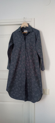 Marimekko Mini Unikko (38) musta/harmaa (uudenveroinen) 