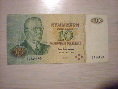 10 mk 1980 I-SARJA KORVAAVA