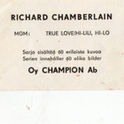 Purkkakuva Champion RICHARD CHAMBERLAIN - pikkukuva 2