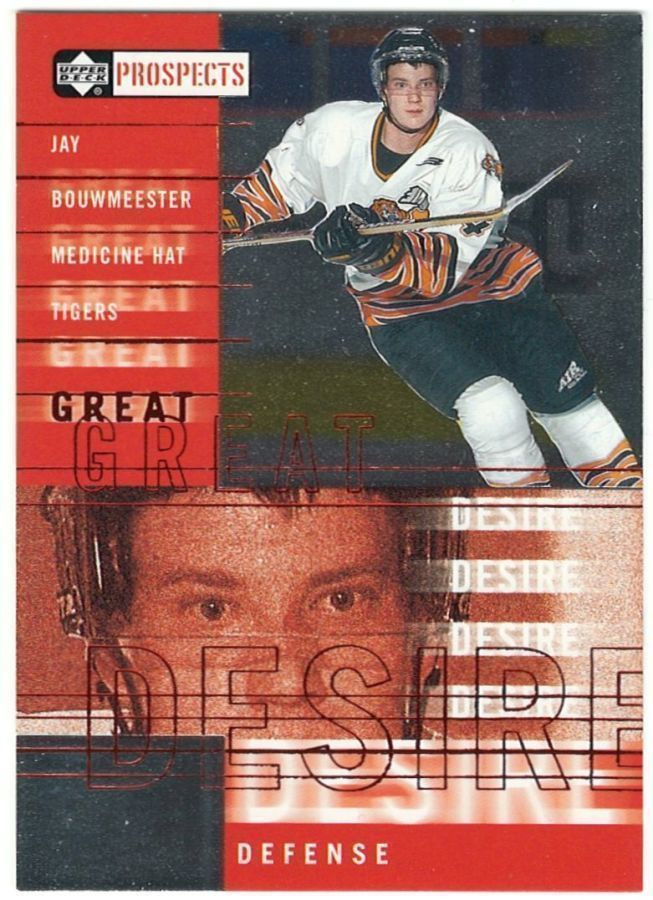 00-01 UD CHL Prospects Great Desire #GD2 Jay Bouwmeester