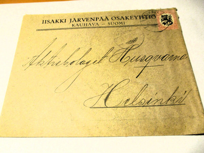 1927 Kauhava Iisakki Järvenpää (puukkotehdas) liikekuori